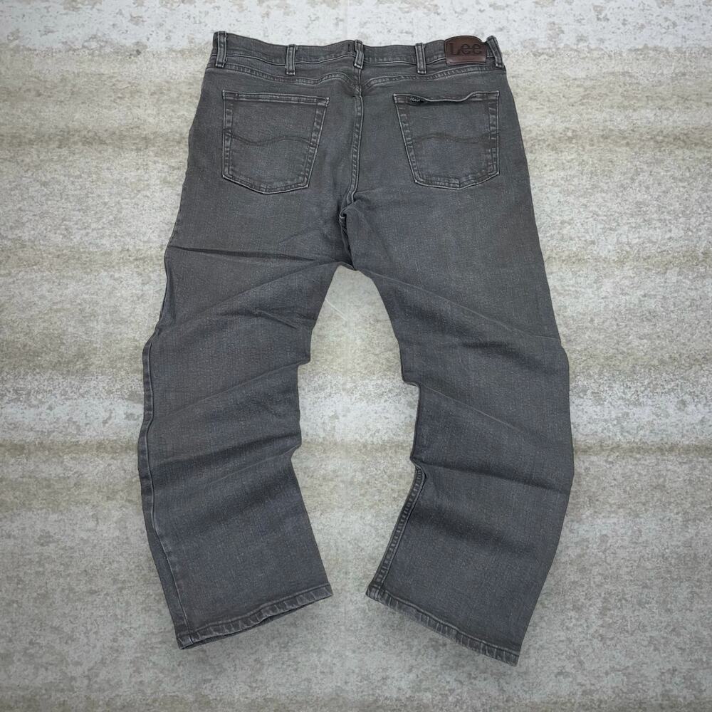 Vintage Y2K Lee Jeans 38x29 Regular Straight Leg Fit Hazel Brown Wash Denim